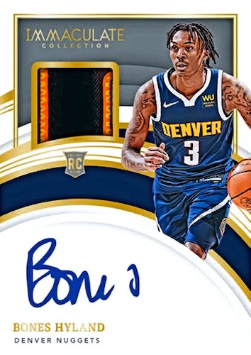 2021 22 Panini Immaculate Collection Basketball NBA Cards Rookie Patch