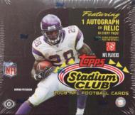 2008 Topps Stadium Club Football Hobby Box