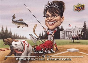 Parody card of V.P. hopeful Sarah Palin