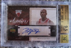 Michael Jordan Autograph Card