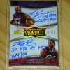 Kobe Bryant Lebron James Dual Auto