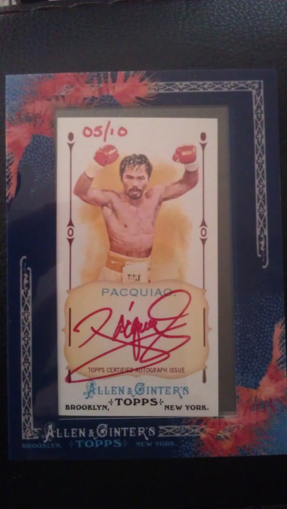 Phenomenal Pulls: Manny Pacquiao Autograph | Dave & Adam's News