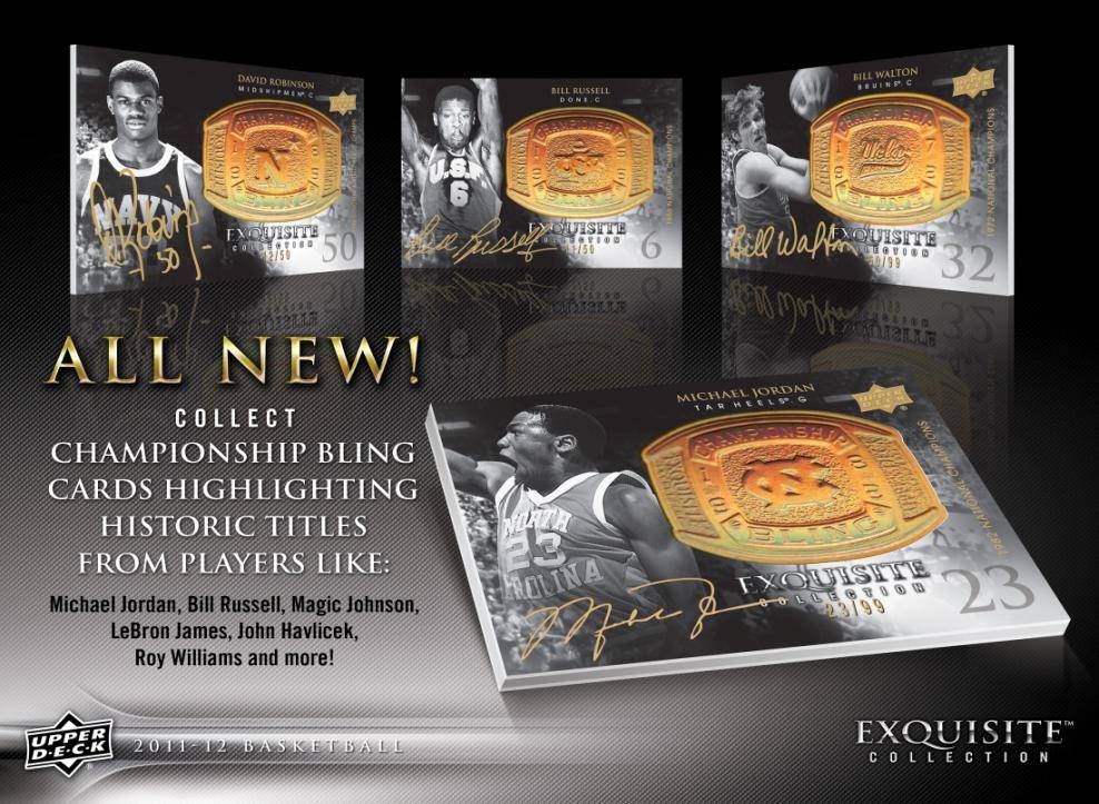 2011-12 Upper Deck Exquisite Basketball Championship Bling Guide