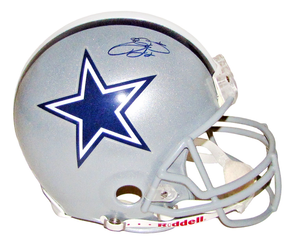 Emmitt Smith Autographed Dallas Cowboys Helmet