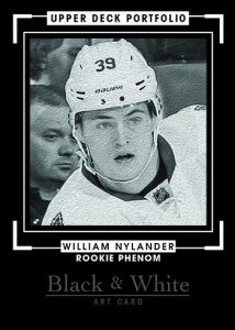 2016-17-Upper-Deck-NHL-Portfolio-Rookie-Redemption-William-Nylander-Black-White-Art-Card