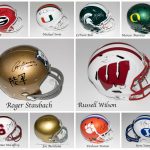 Brand New Hit Parade Release – College Football Full Size Autographed Helmets