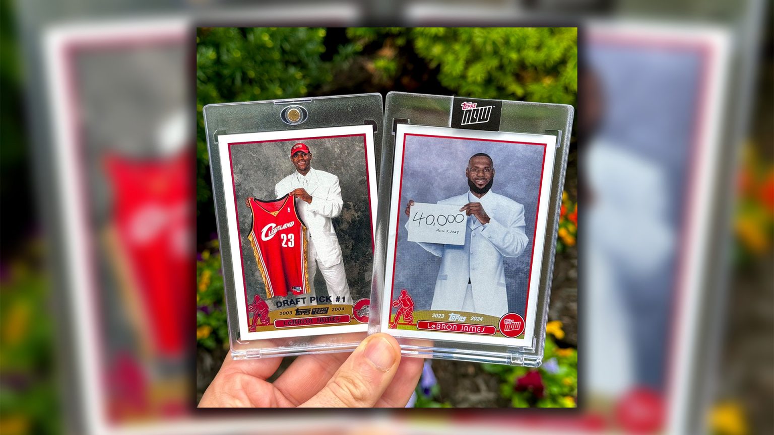 Topps Now surprises collectors with short print LeBron James card ...