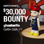 1/1 Caitlin Clark Ghostwrite WNBA Game Face Bounty